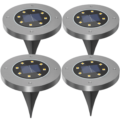 Solar-Außenleuchte, wiederaufladbar, wetterfest