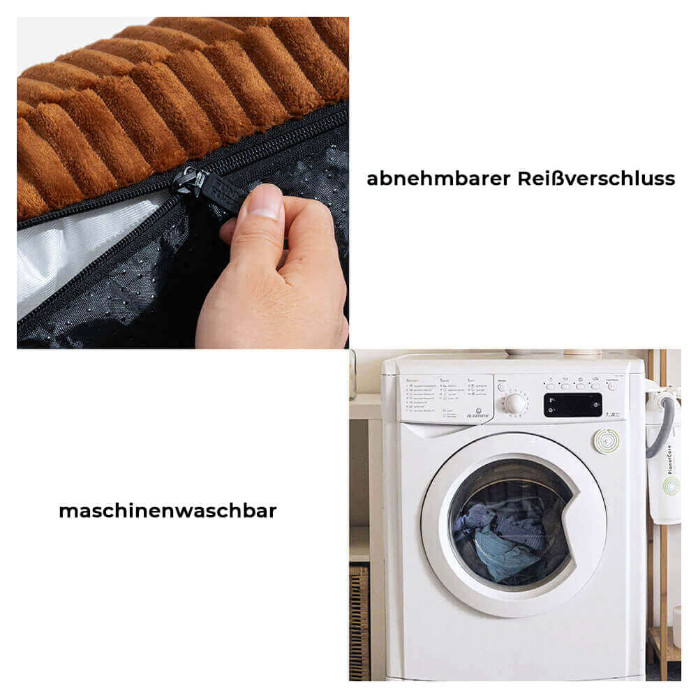 Orthopädisches Hundebett XXL mit hoher Rückenlehne