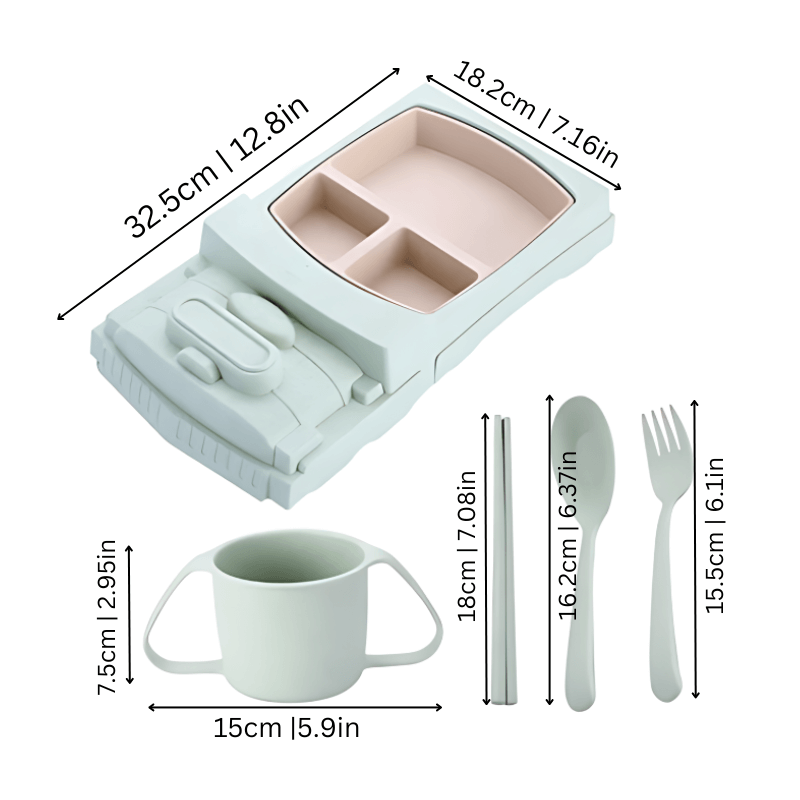 Kinder-Essset – Abenteuer-Teller