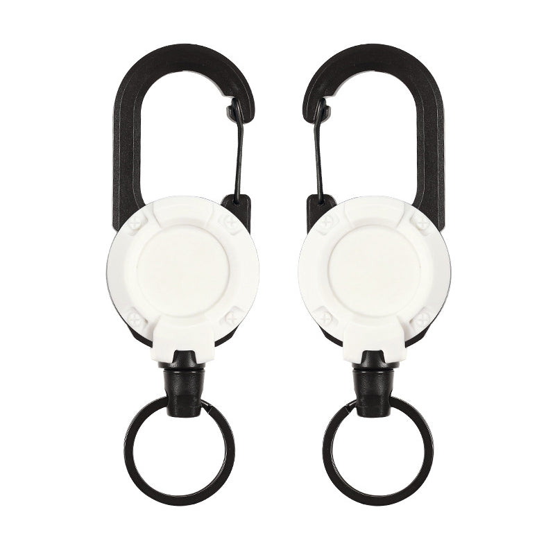 Outdoor-Karabinerhaken mit Rückziehmechanismus für Schlüssel