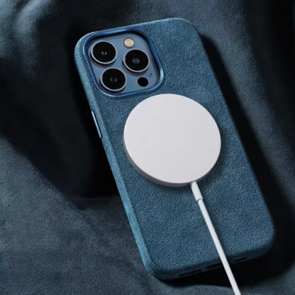 iPhone MagSafe-Schutzhülle | &quot;Alcantara&quot;