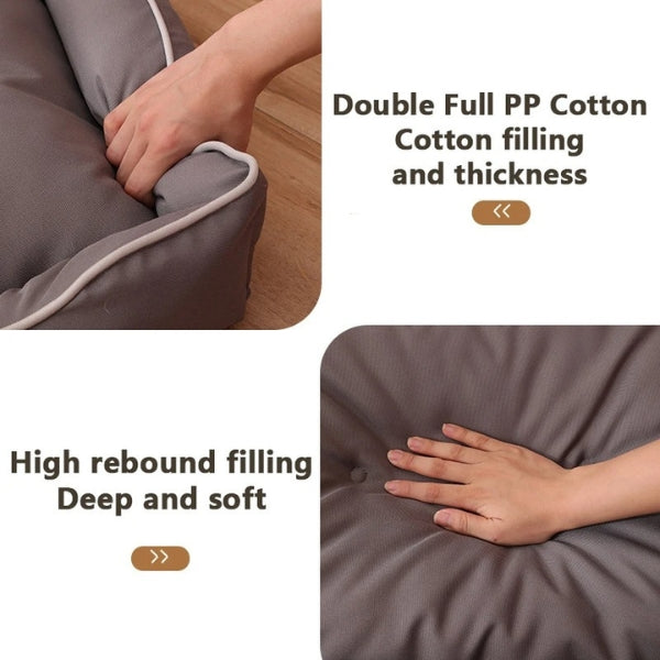 Orthopädisches Memory-Schaum-Hund Sofa-Bett - Ideal für Arthritis, große Hunde &amp; abnehmbare Bezüge