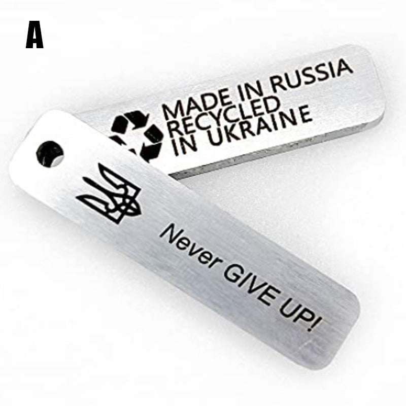 Ukrainischer brutaler Militär-Schlüsselanhänger