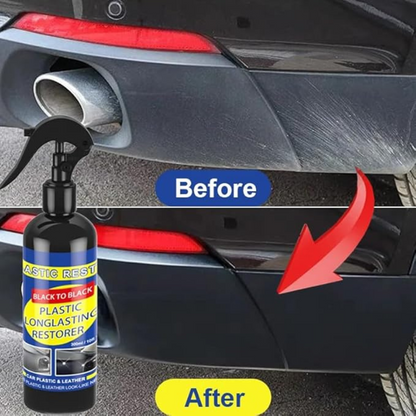 Auto Kunststoff Restaurator Zurück zu Schwarz Glanzbeschichtung Reparaturlösung