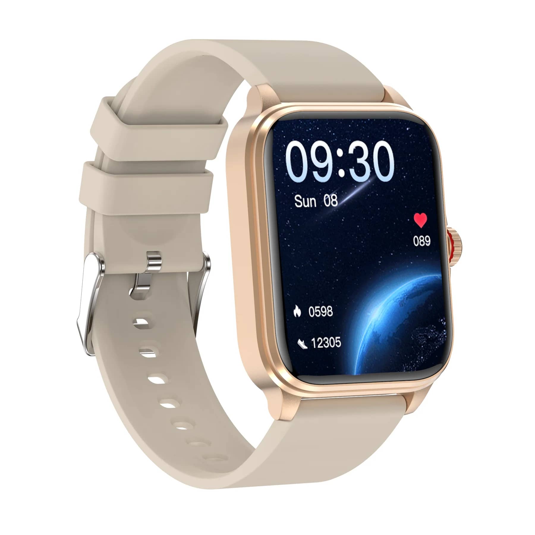 Zelara Große 1,91-Zoll-Voll-Touchscreen Nicht-invasive Mode-Smartwatch zur Blutzuckermessung