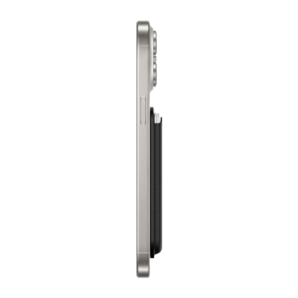 CASEPEACH Magnetischer Lederkartenhalter für iPhone – Minimalistisches Design, MagSafe-kompatibel