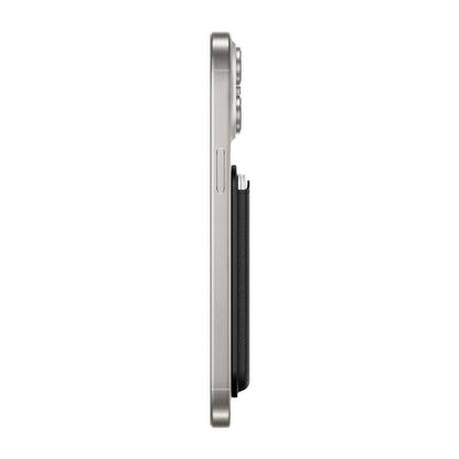 CASEPEACH Magnetischer Lederkartenhalter für iPhone – Minimalistisches Design, MagSafe-kompatibel