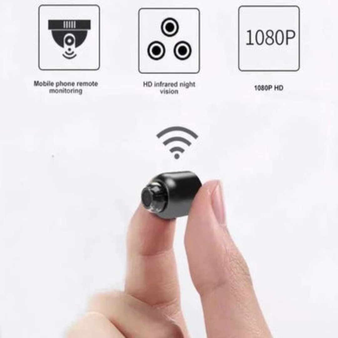 Mini WLAN versteckte Kamera und Audio - Winzige Überwachungs-Mini-Spionkameras Drahtlose Nanny-Überwachung