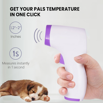 Kontaktloses Hundethermometer mit Ein-Klick-Ablesung
