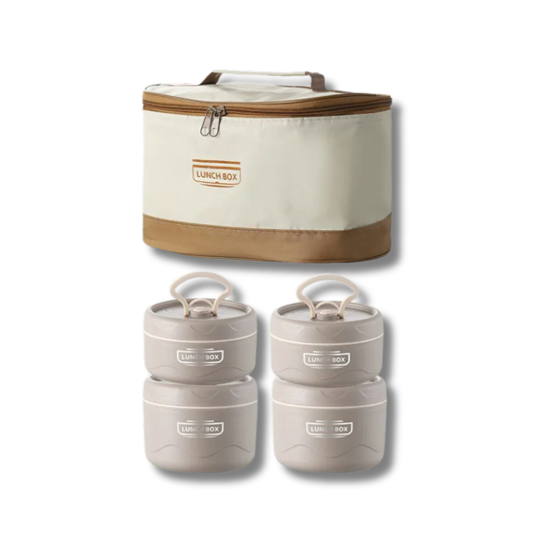 Stapelbares Isoliertes Brotdose-Set