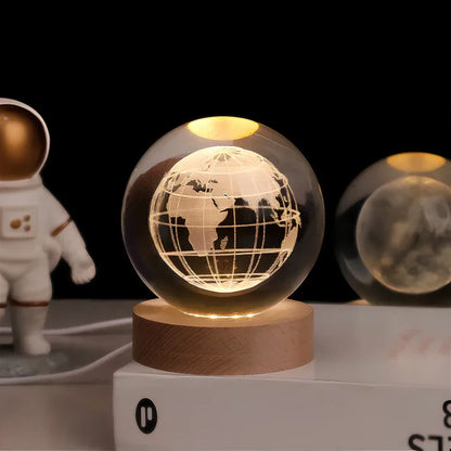 3D-Weihnachts-LED-Kristallkugel-Nachtlicht