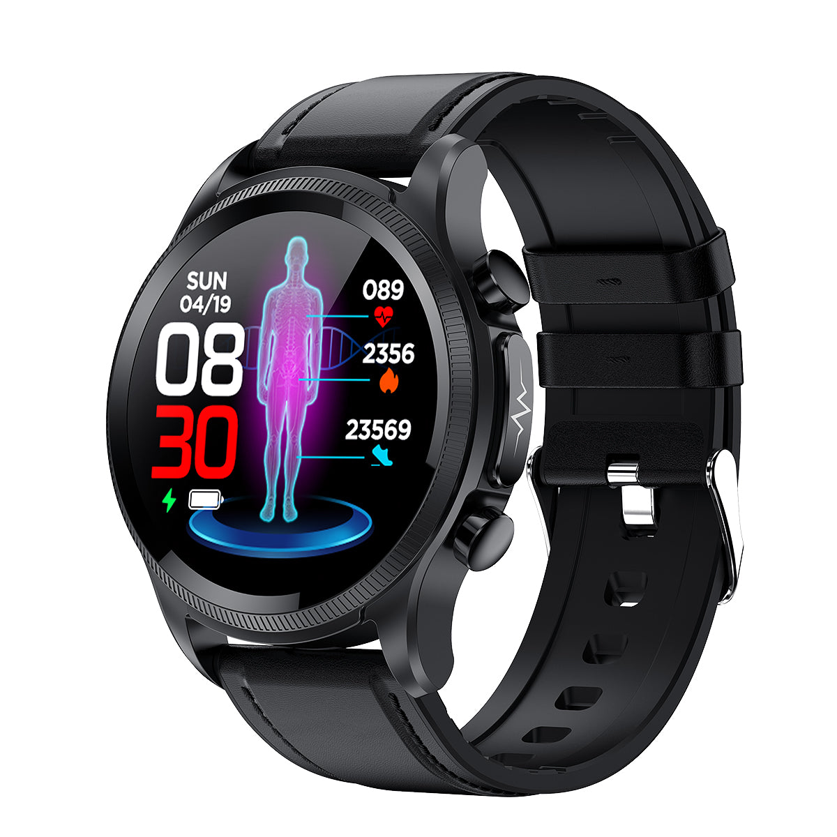 Zelara BCE400 EKG/EKG Blutdruck SPO2 Herzfrequenz Fitness Tracker Wasserdichte Smart Watch