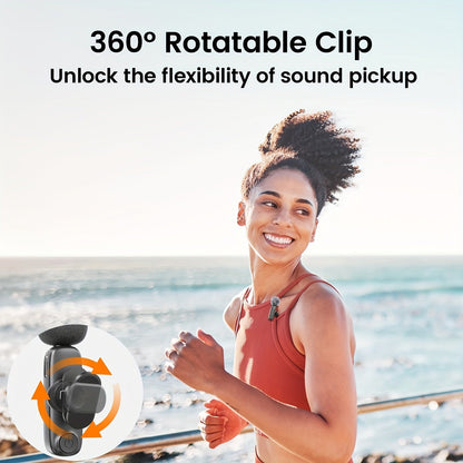 SoundClip Kabelloses Lavalier-Mikrofon - Für Smartphones und Tablets