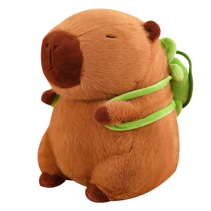 Kuscheliges Capybara Plüschtier mit Rucksack