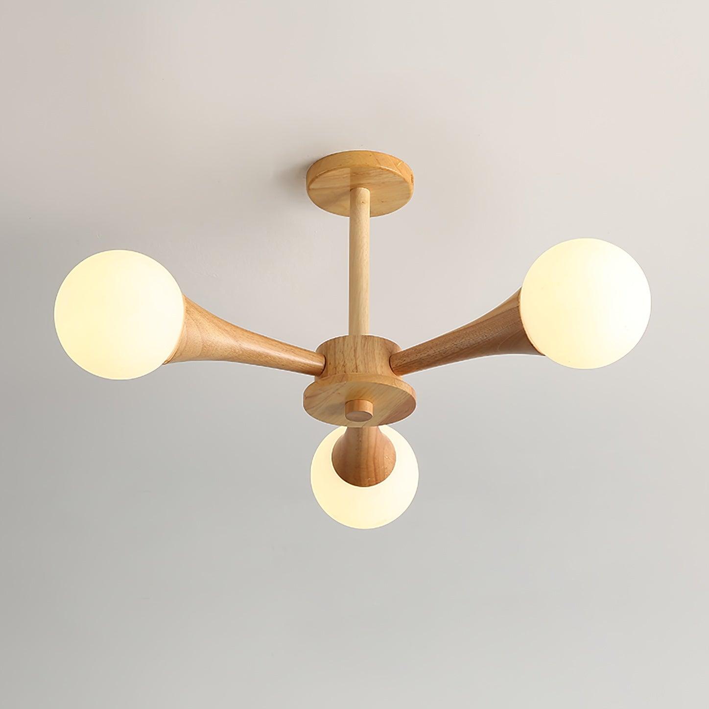 Holz Kronleuchter Deckenleuchte