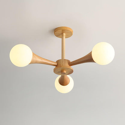 Holz Kronleuchter Deckenleuchte