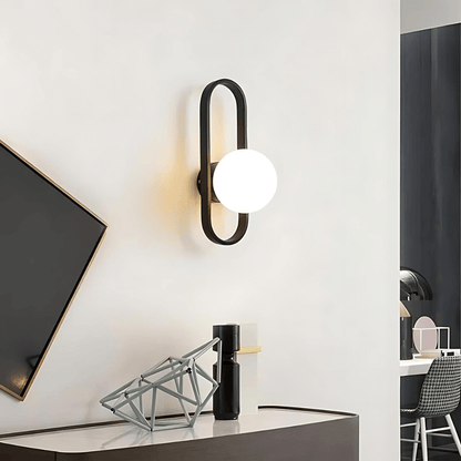 Moderne LED Glas Wandleuchte Camille