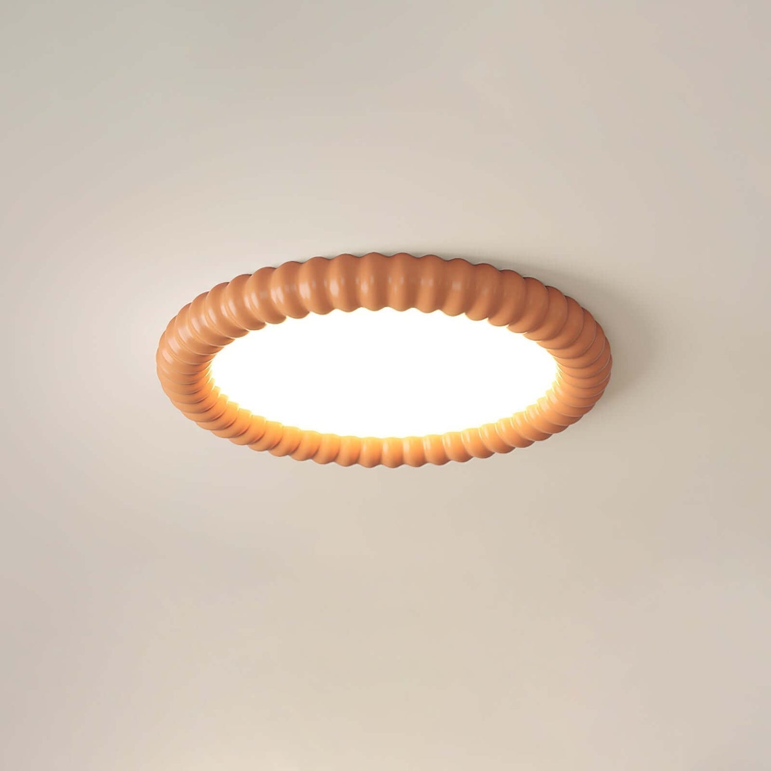 Moderne LED Deckenleuchte - Wellen-Design