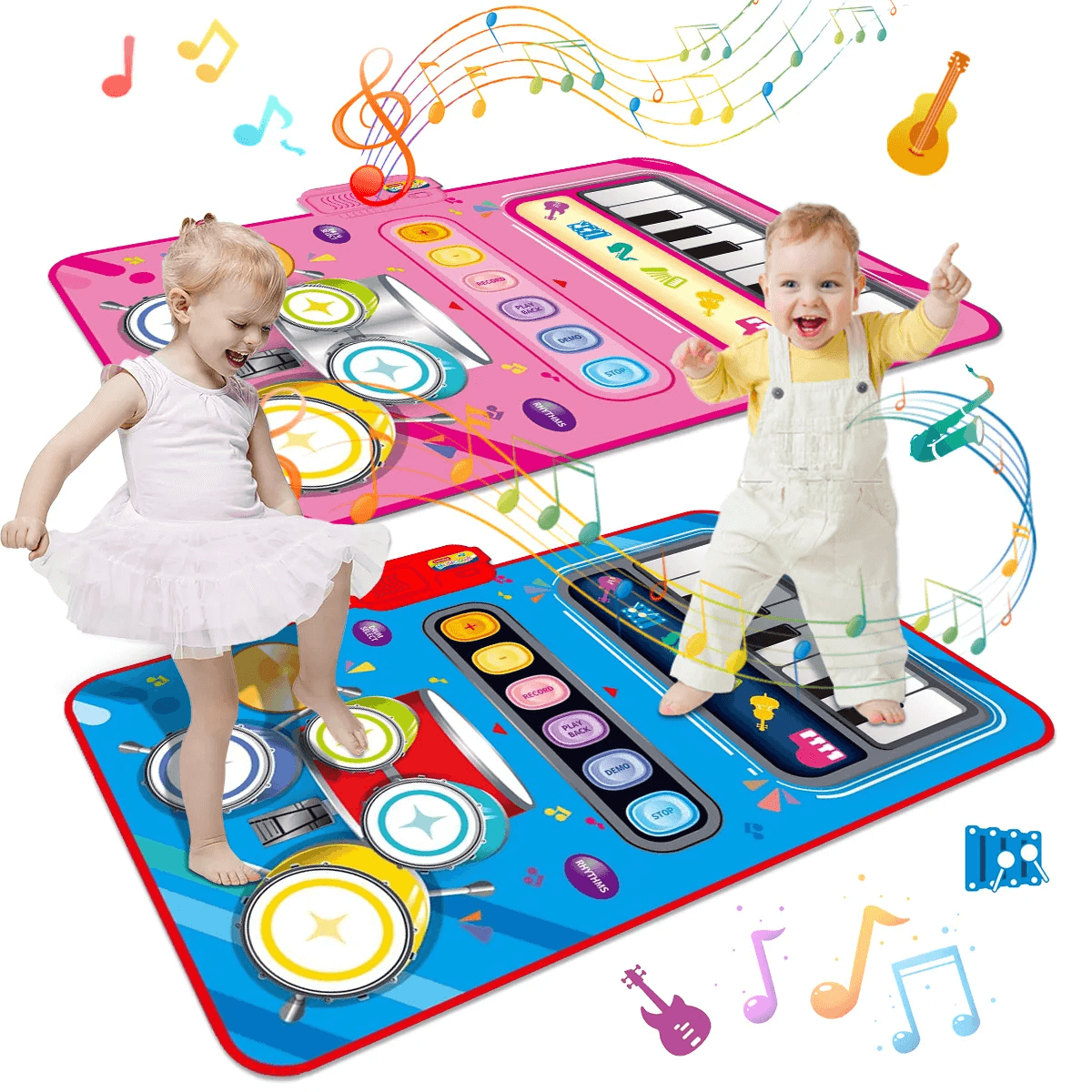 Kinder-Spielmatte mit Musik &amp; Instrumenten