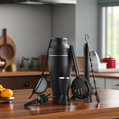 Professionelles Cocktail-Set 10-tlg. Edelstahl