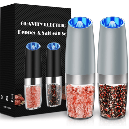 Elektrische Pfeffermühle &amp; Salzmühle Set - Wiederaufladbar