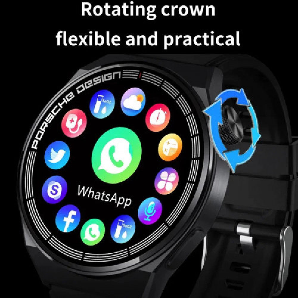 GT8 Sports Smartwatch – Bluetooth Fitness Tracker für Männer &amp; Frauen, kompatibel mit Android &amp; iOS