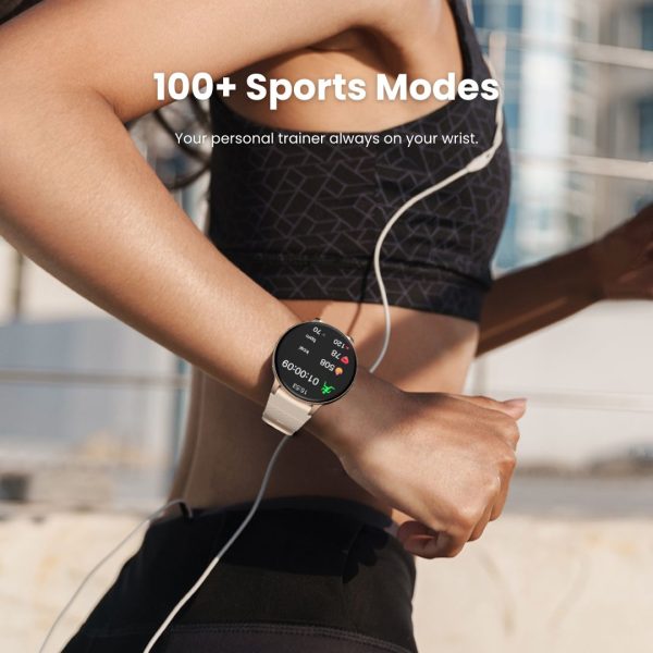 VeroFit Smartwatch mit Anruffunktion, Fitness Tracker, Herzfrequenzmonitor, wasserdichtes Design für Männer und Frauen, kompatibel mit iOS und Android