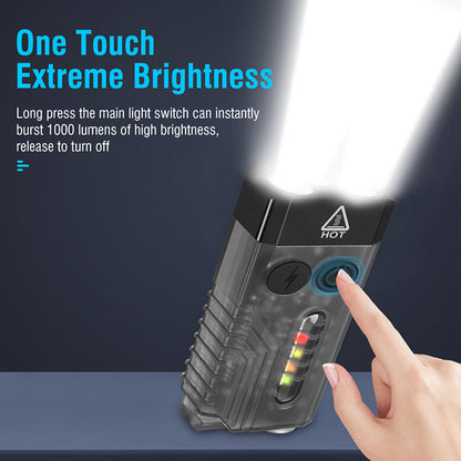 Zelara – Wiederaufladbare Mini-Taschenlampe Mit Multifunktionsfunktion