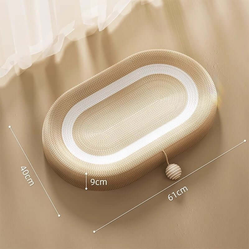 Sisal Katzenkratzbrett Kratzmatte Wandmontage