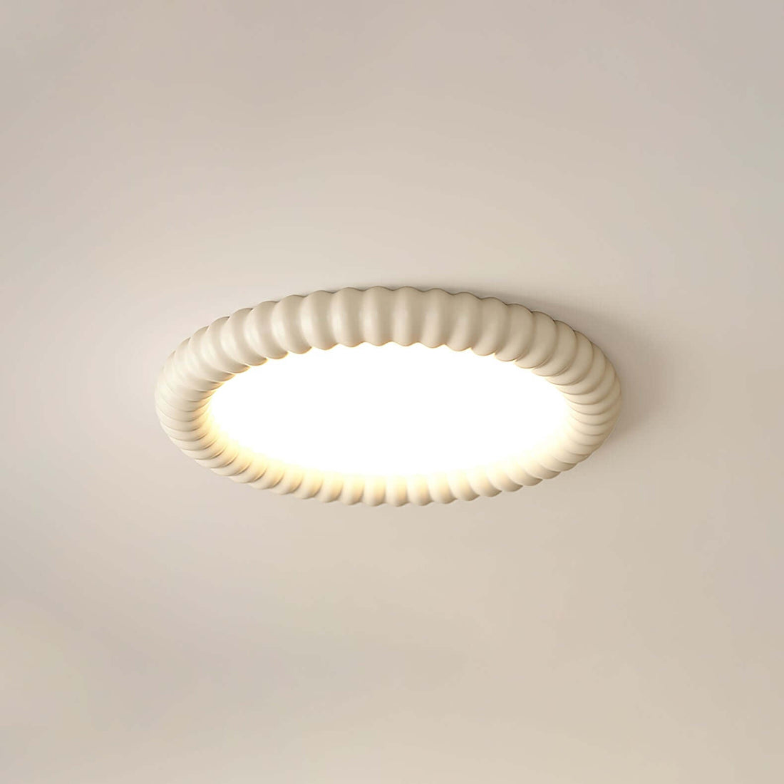 Moderne LED Deckenleuchte - Wellen-Design