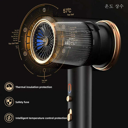 2400W Haartrockner mit Ionen-Technologie - Schnelltrocknend &amp; schonend