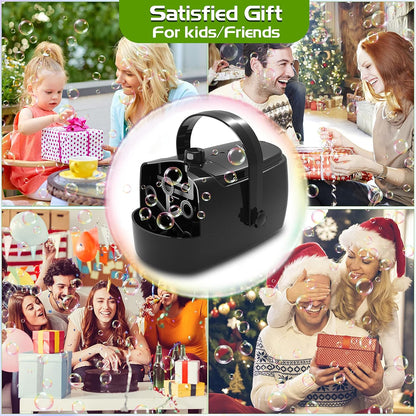 Seifenblasenmaschine Elektrisch Hochleistung 18000+ Blasen Kinder Party Outdoor