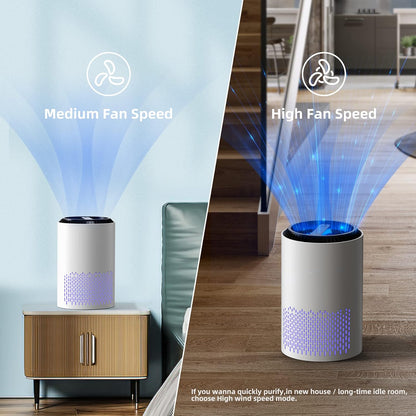 Kompakter Luftreiniger | Wahrer HEPA-Filter, ultra-leise &amp; ideal für kleine bis mittlere Räume