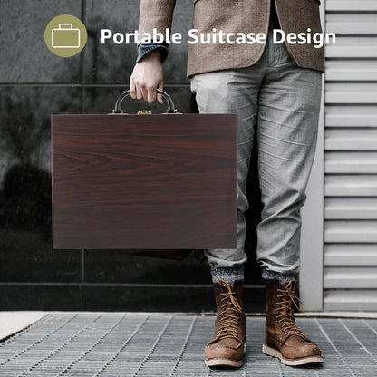 Vintage Plattenspieler Koffer-Stil mit Bluetooth &amp; USB Digital Vinyl Konvertierung