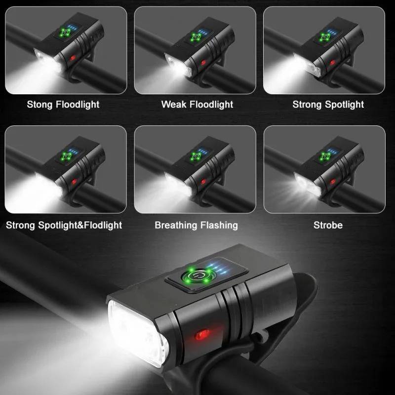 Fahrrad-Scheinwerfer und Rücklichter