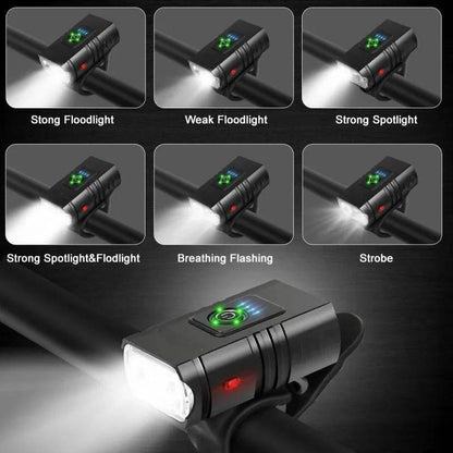 Fahrrad-Scheinwerfer und Rücklichter