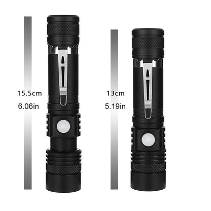 Super Helles 90000LM LED Taktisches Taschenlampe Zoombar Mit Wiederaufladbarem Akku
