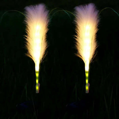 Solar Rattan Gartenleuchte Außen Deko