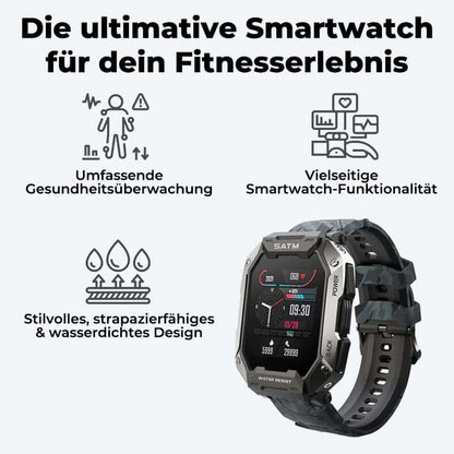 Robuste Smartwatch mit AMOLED-Display