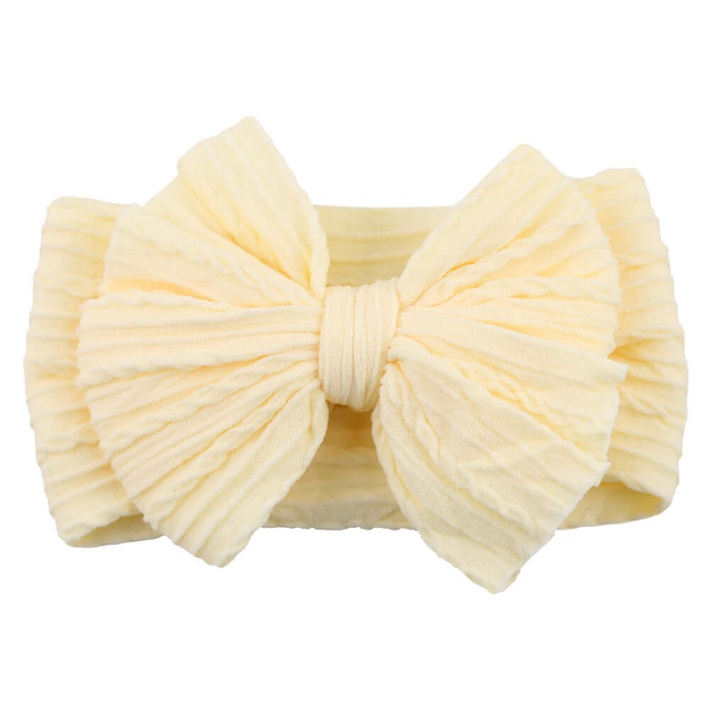 Kinder Haarband Nylon mit Schleife - Elastisch &amp; Vielseitig