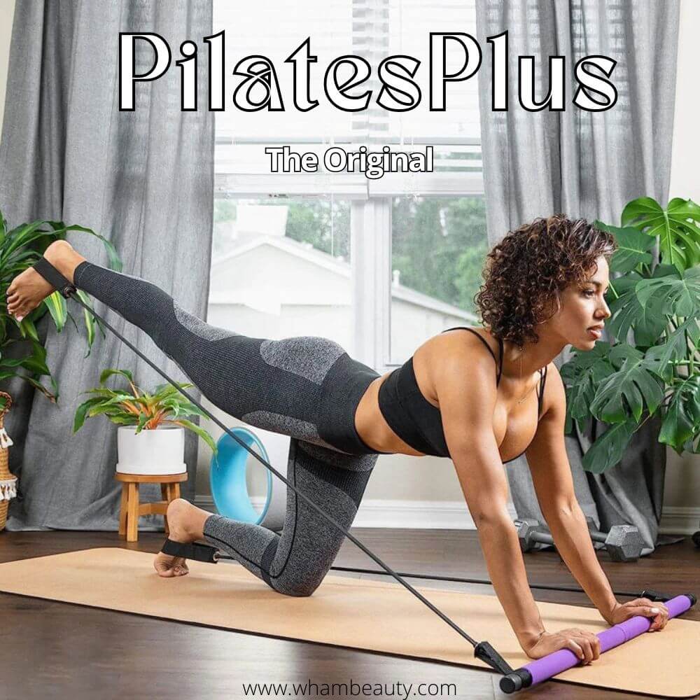 Pilates Stange mit Widerstandsbändern