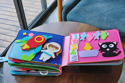 Montessori Filz-Bilderbuch - Abenteuer &amp; Kreativität