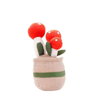 Kuschelige Blumen-Plüschfigur - Weicher Kissen-Begleiter