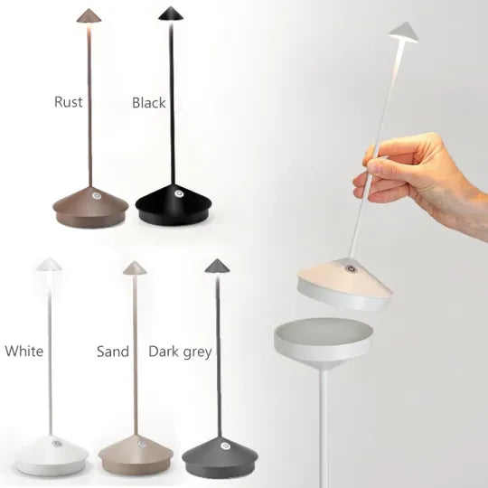 LED Tischlampe – Wasserdicht, Dimmbare, Minimalistisches Design für Wohn- und Schlafzimmerbeleuchtung