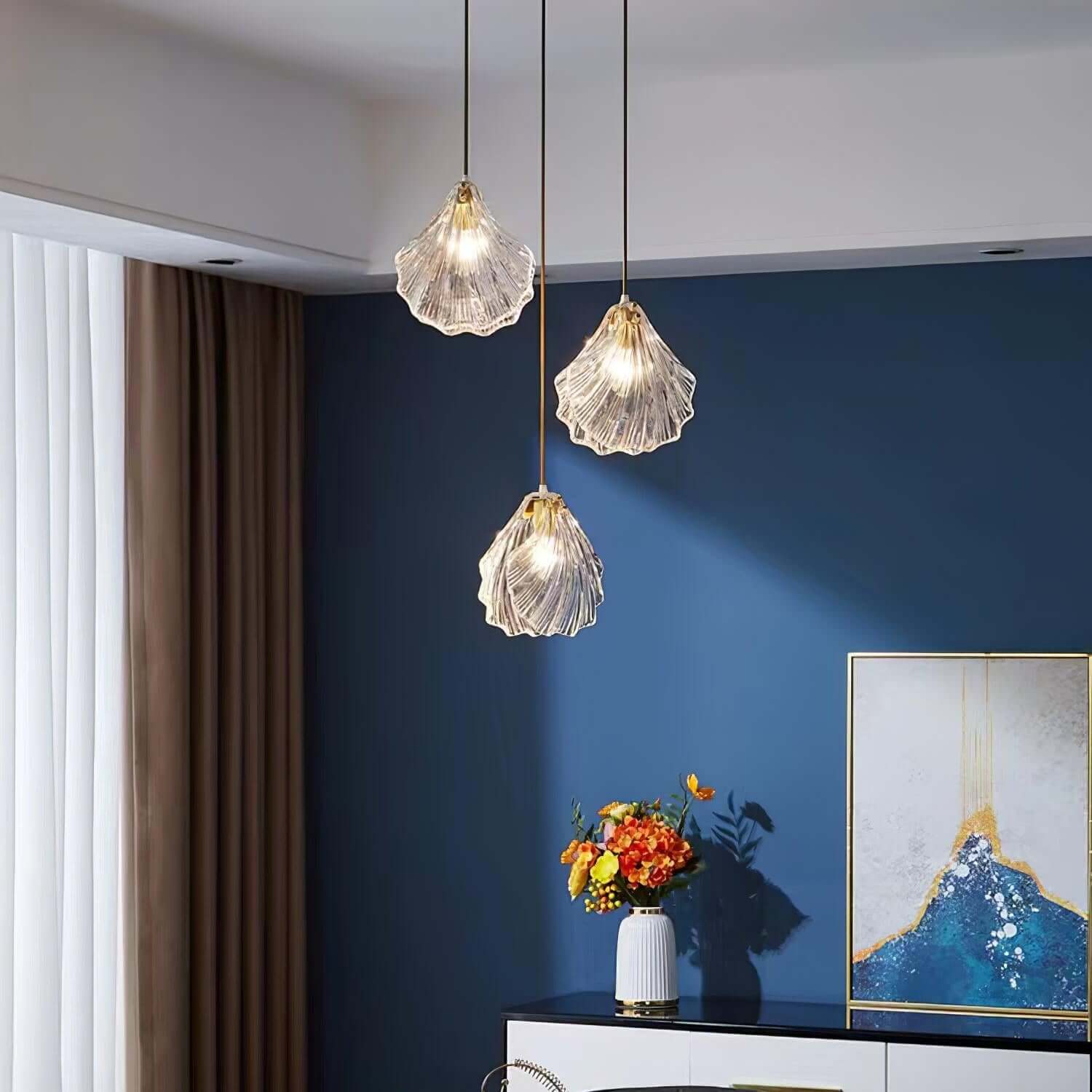 Muschel Mini Pendelleuchte