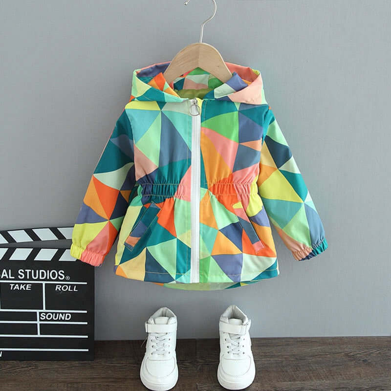 Regenjacke Mädchen (12M-6J) - Leicht, Wasserdicht &amp; Modisch