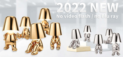 Moderne LED Tischleuchte Pilz Design