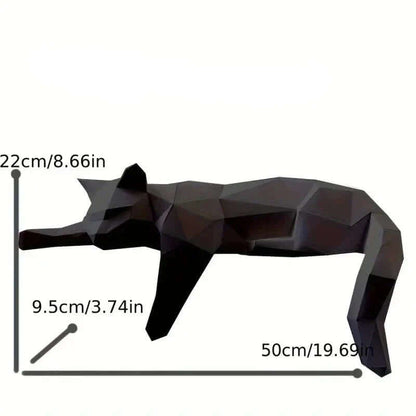 Moderne Katzenfigur Luna – Skulptur Deko Figur