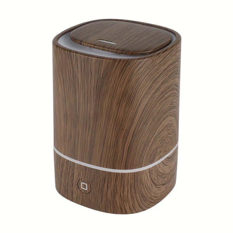 Holzoptik Luftbefeuchter - Ultraschall, LED, Aromadiffuser