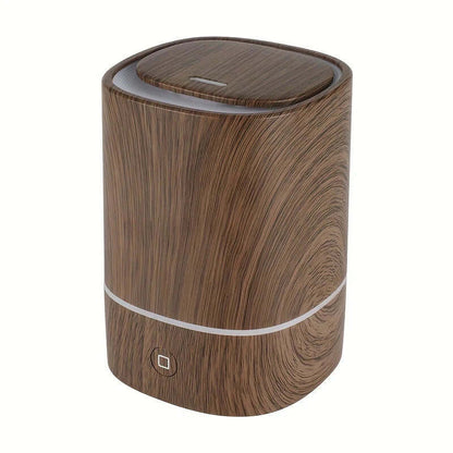 Holzoptik Luftbefeuchter - Ultraschall, LED, Aromadiffuser